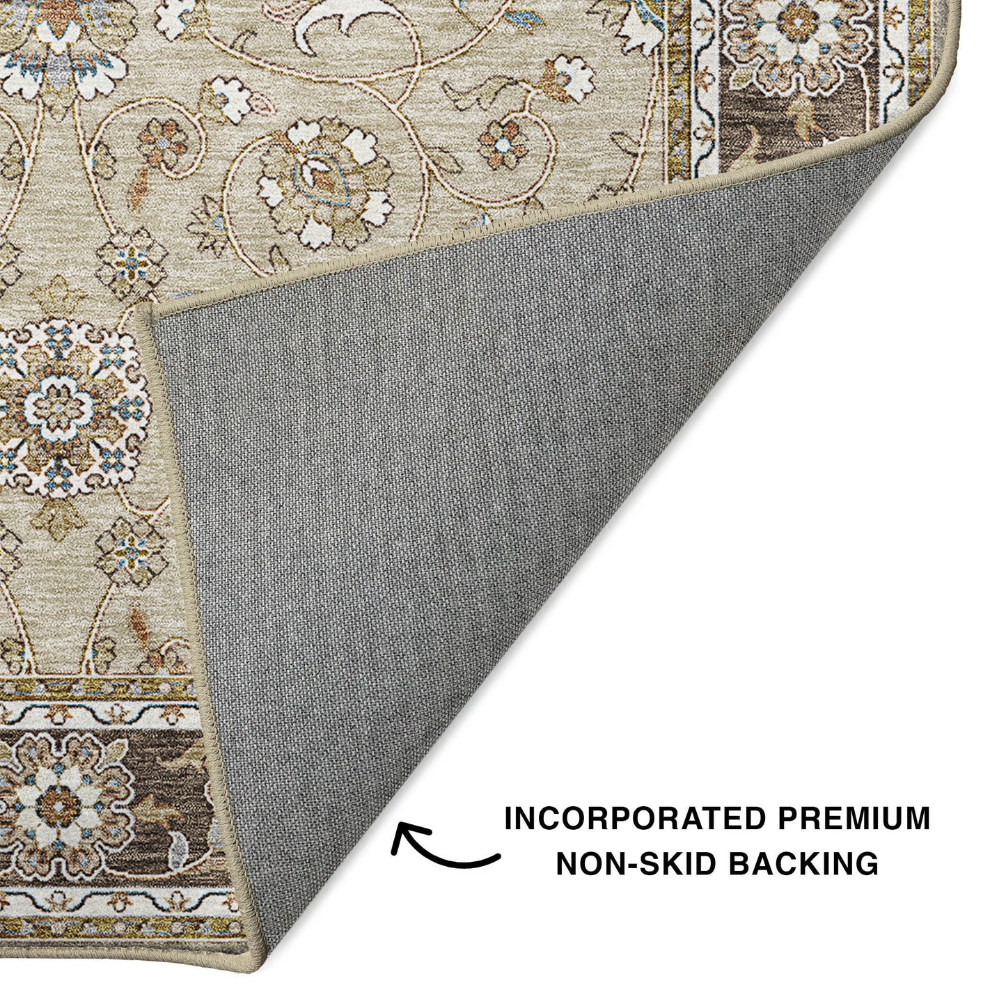 Machine Made Hatay HY1 Beige - Dalyn Rugs