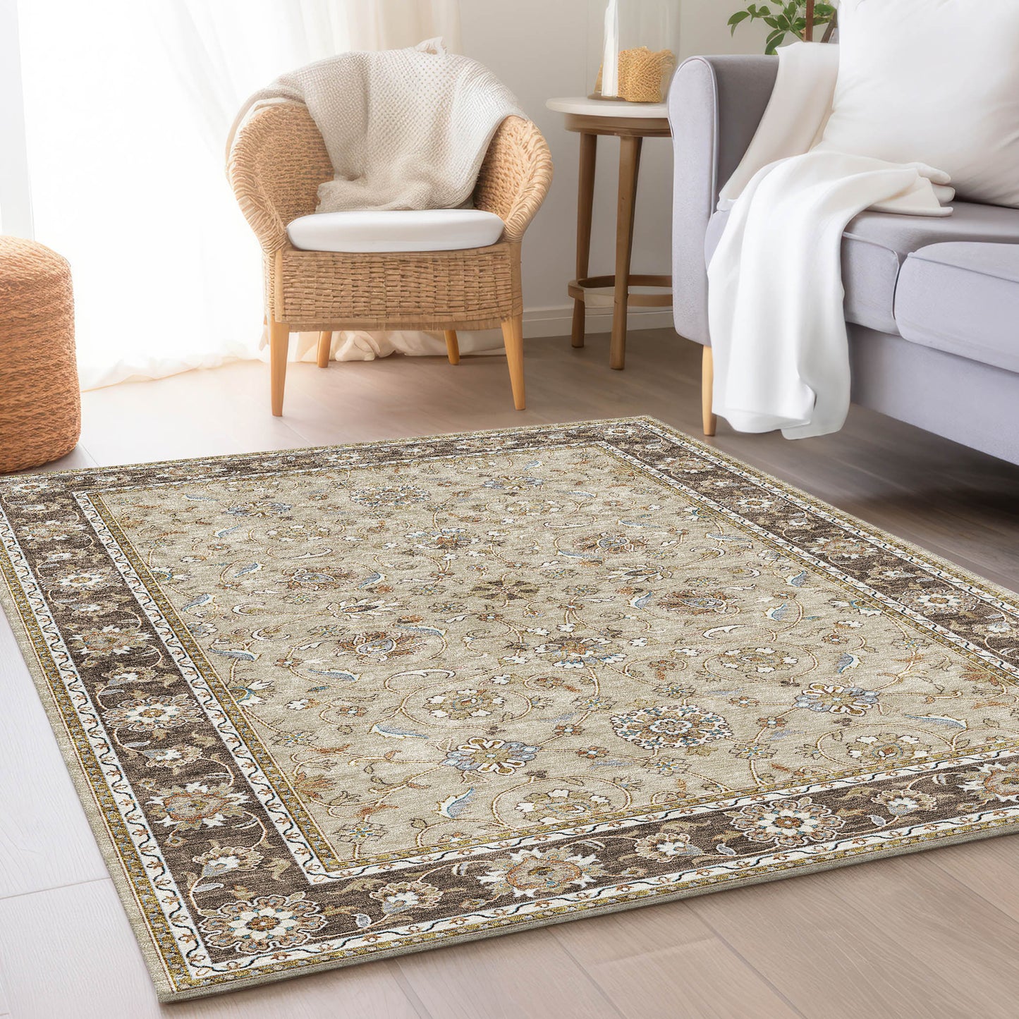 Machine Made Hatay HY1 Beige - Dalyn Rugs