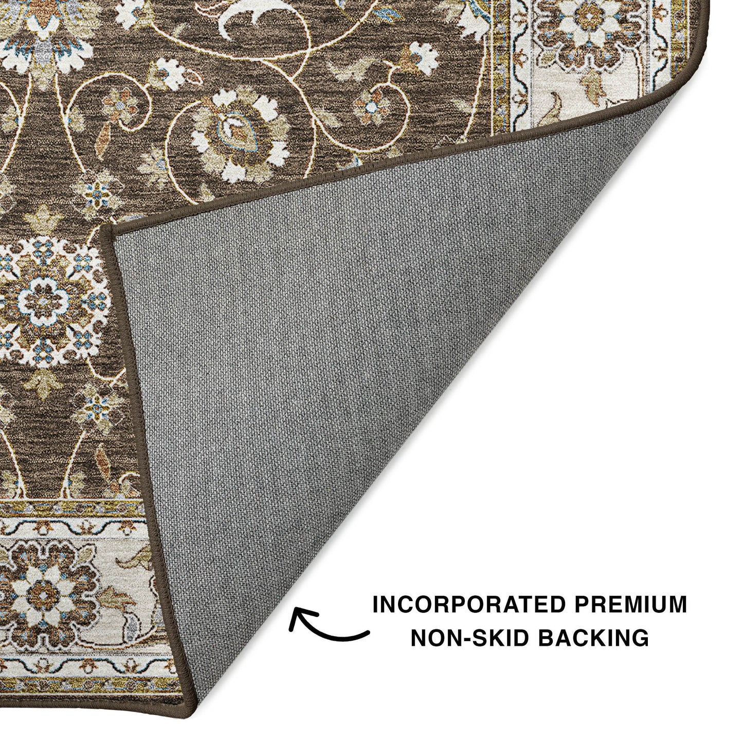 Machine Made Hatay HY1 Chocolate - Dalyn Rugs