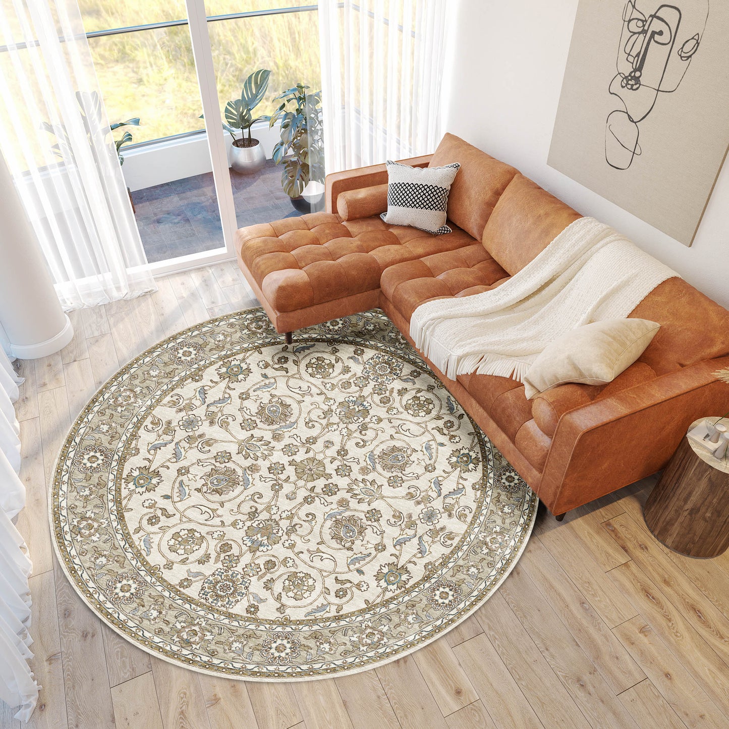 Machine Made Hatay HY1 Ivory - Dalyn Rugs