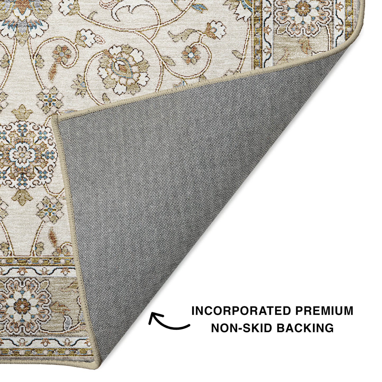 Machine Made Hatay HY1 Ivory - Dalyn Rugs