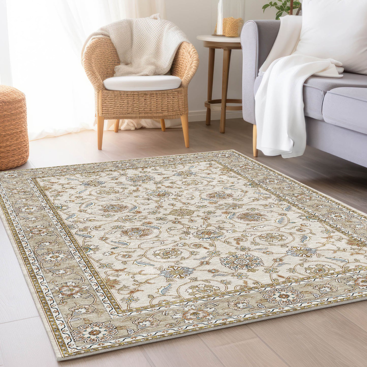 Machine Made Hatay HY1 Ivory - Dalyn Rugs