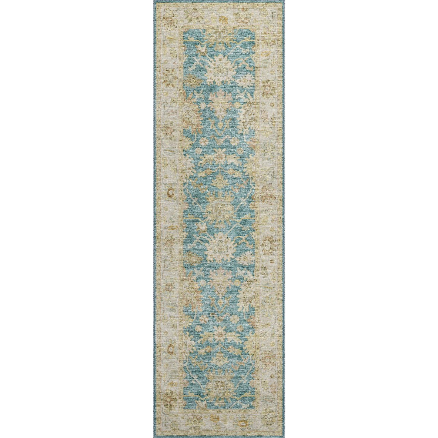 Machine Made Hatay HY2 Teal - Dalyn Rugs