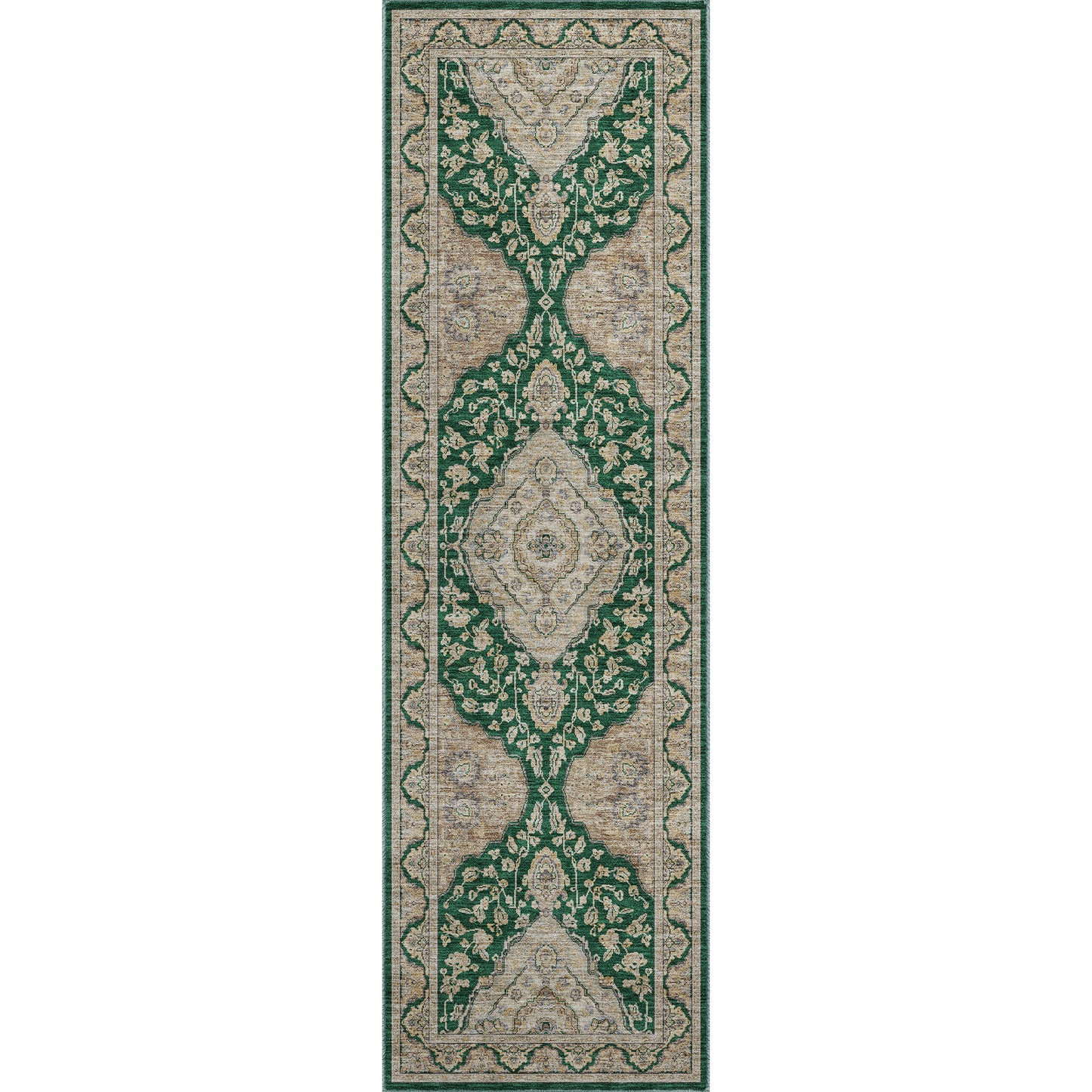 Machine Made Hatay HY3 Emerald - Dalyn Rugs