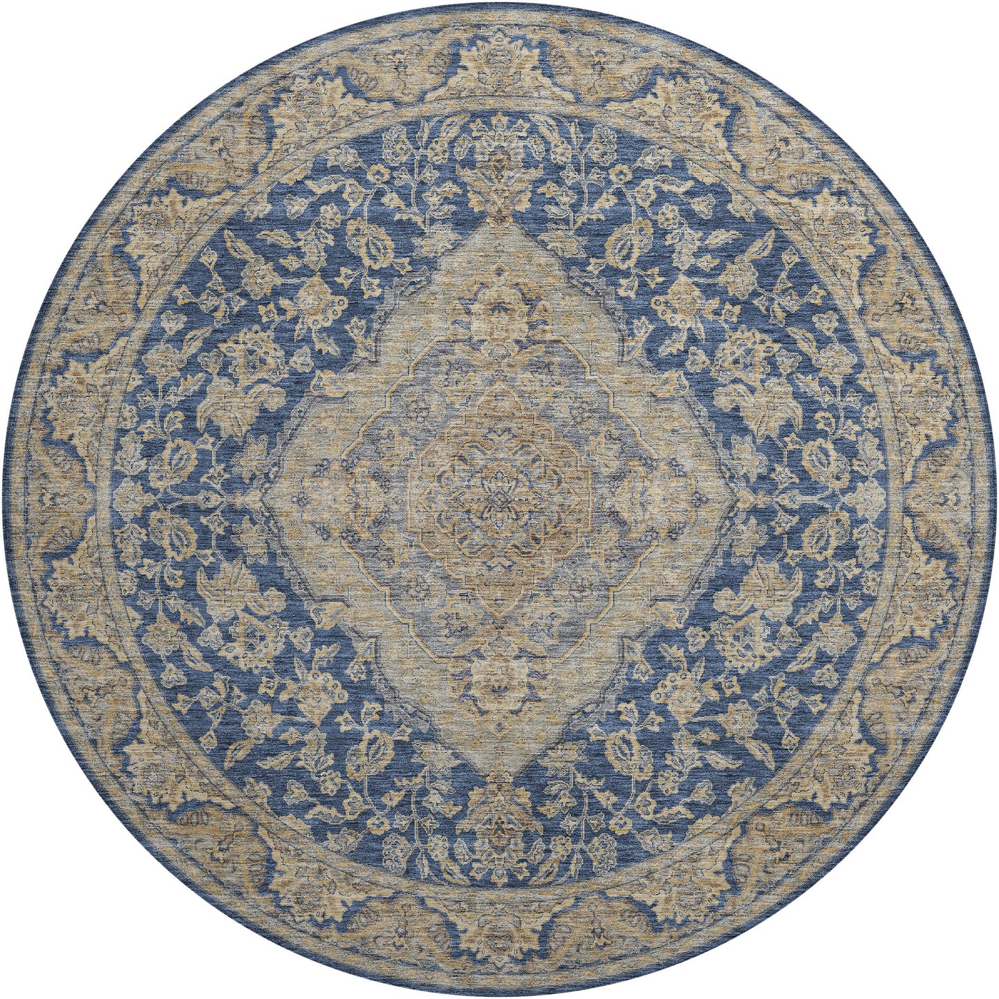 Machine Made Hatay HY3 Navy - Dalyn Rugs