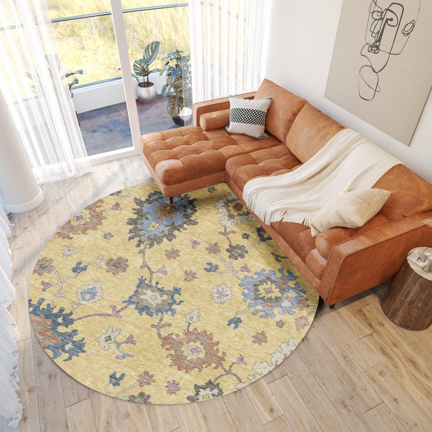 Machine Made Hatay HY4 Gold - Dalyn Rugs