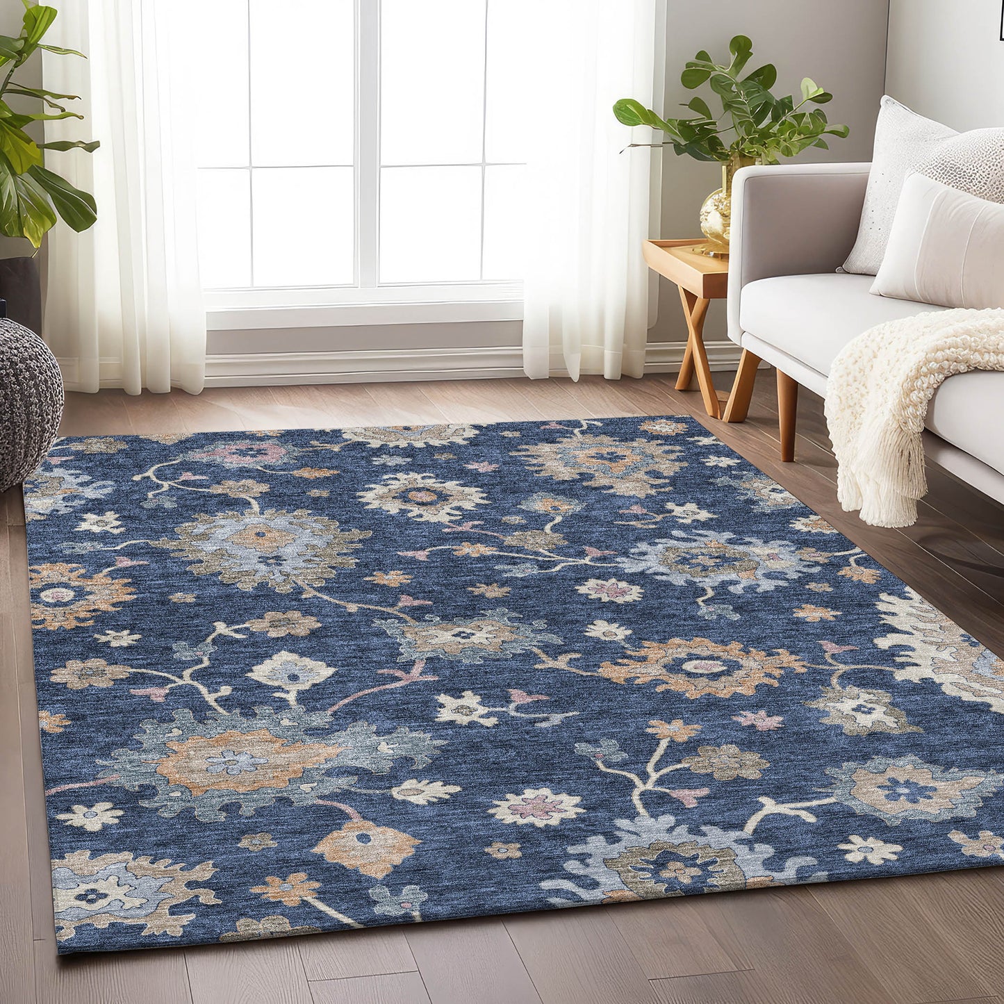Machine Made Hatay HY4 Navy - Dalyn Rugs