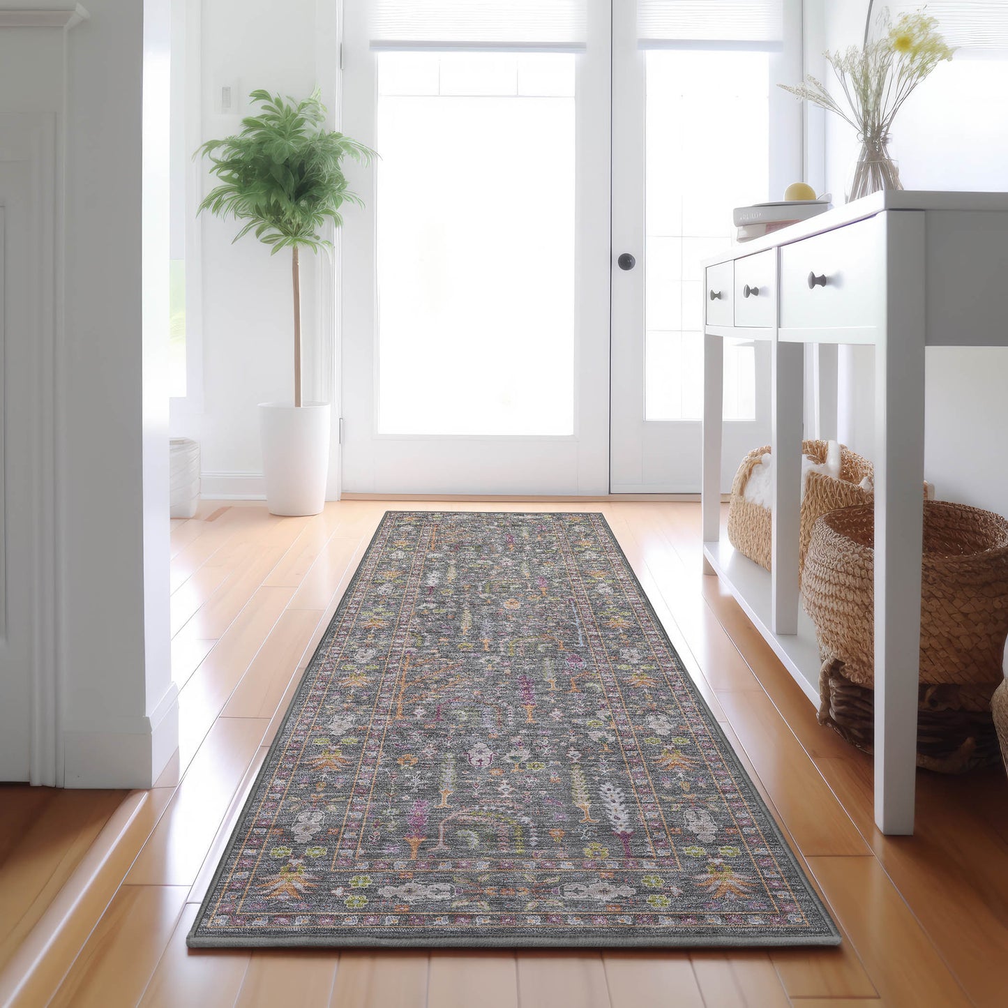 Machine Made Hatay HY5 Gray - Dalyn Rugs