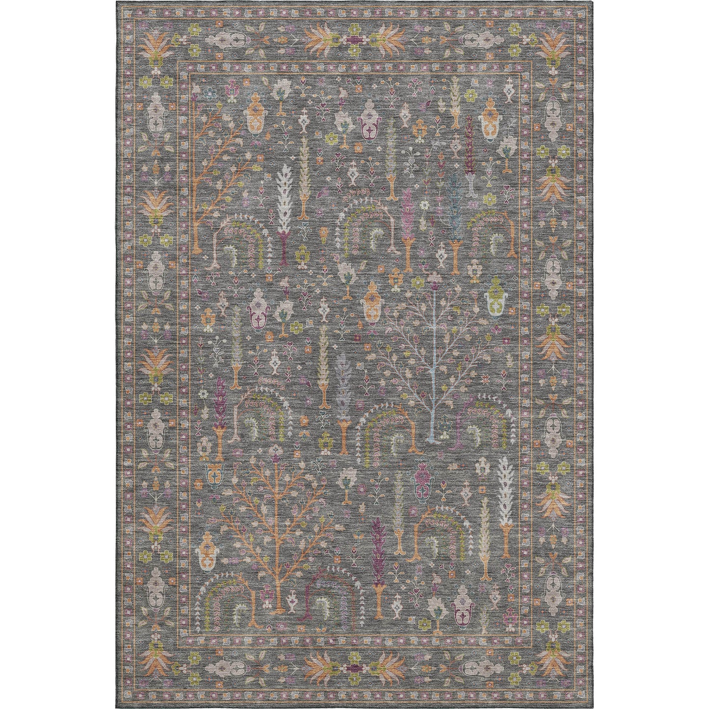 Machine Made Hatay HY5 Gray - Dalyn Rugs