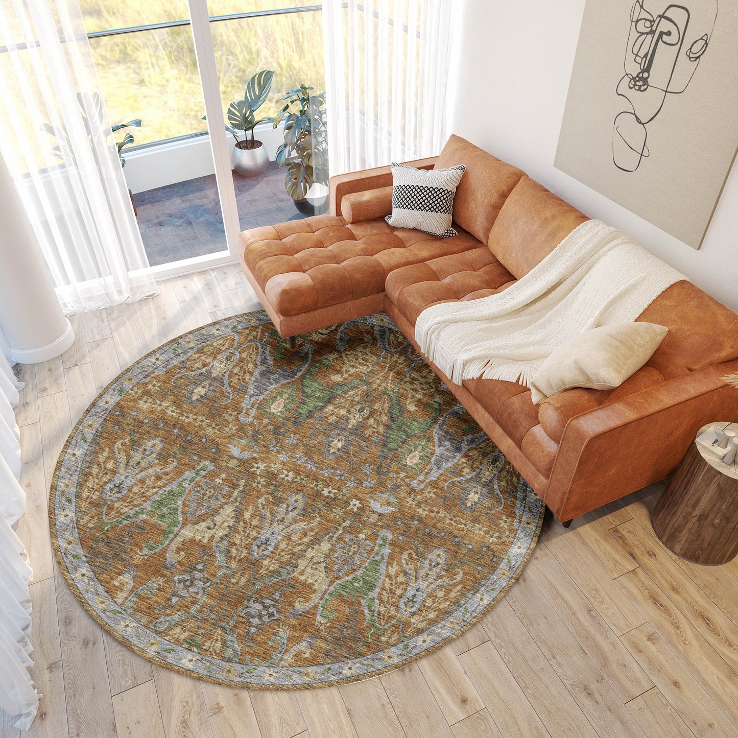Machine Made Hatay HY6 Copper - Dalyn Rugs