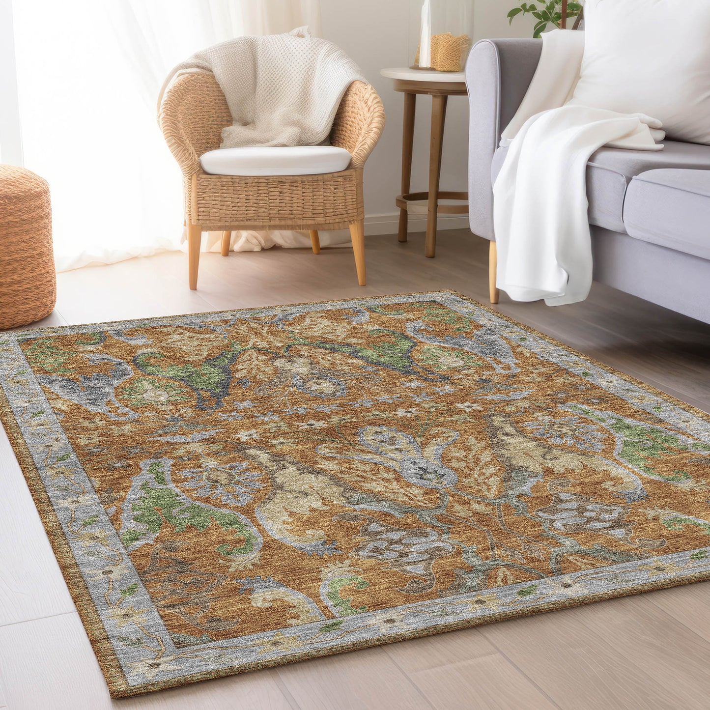Machine Made Hatay HY6 Copper - Dalyn Rugs