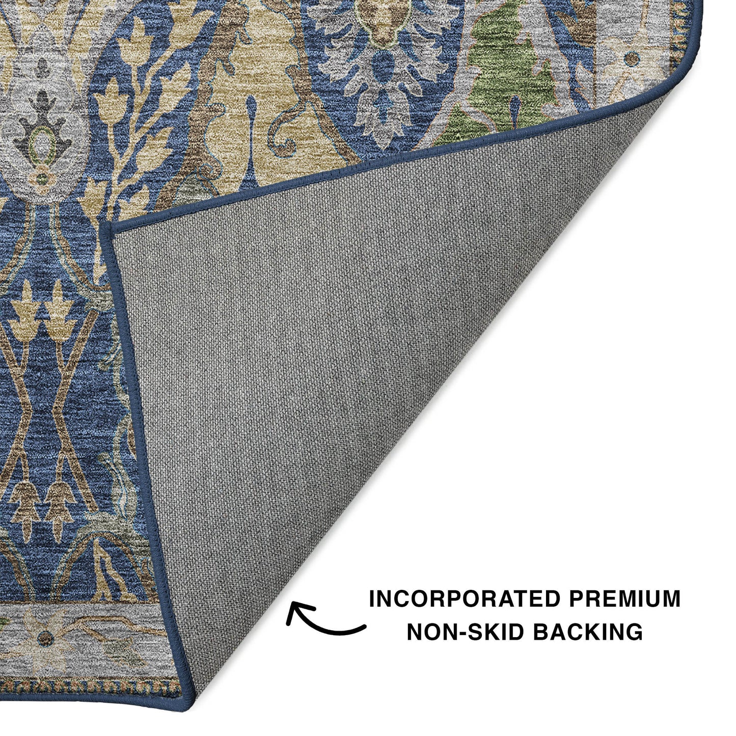 Machine Made Hatay HY6 Navy - Dalyn Rugs