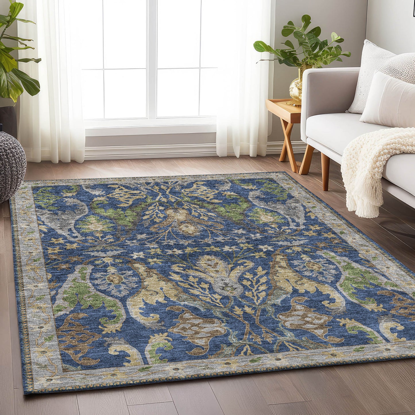 Machine Made Hatay HY6 Navy - Dalyn Rugs