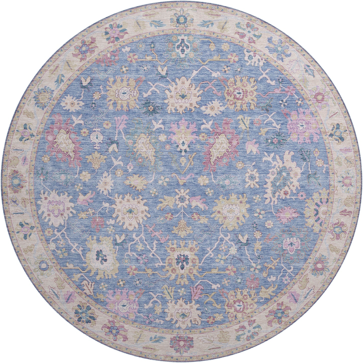 Machine Made Hatay HY7 Blue - Dalyn Rugs