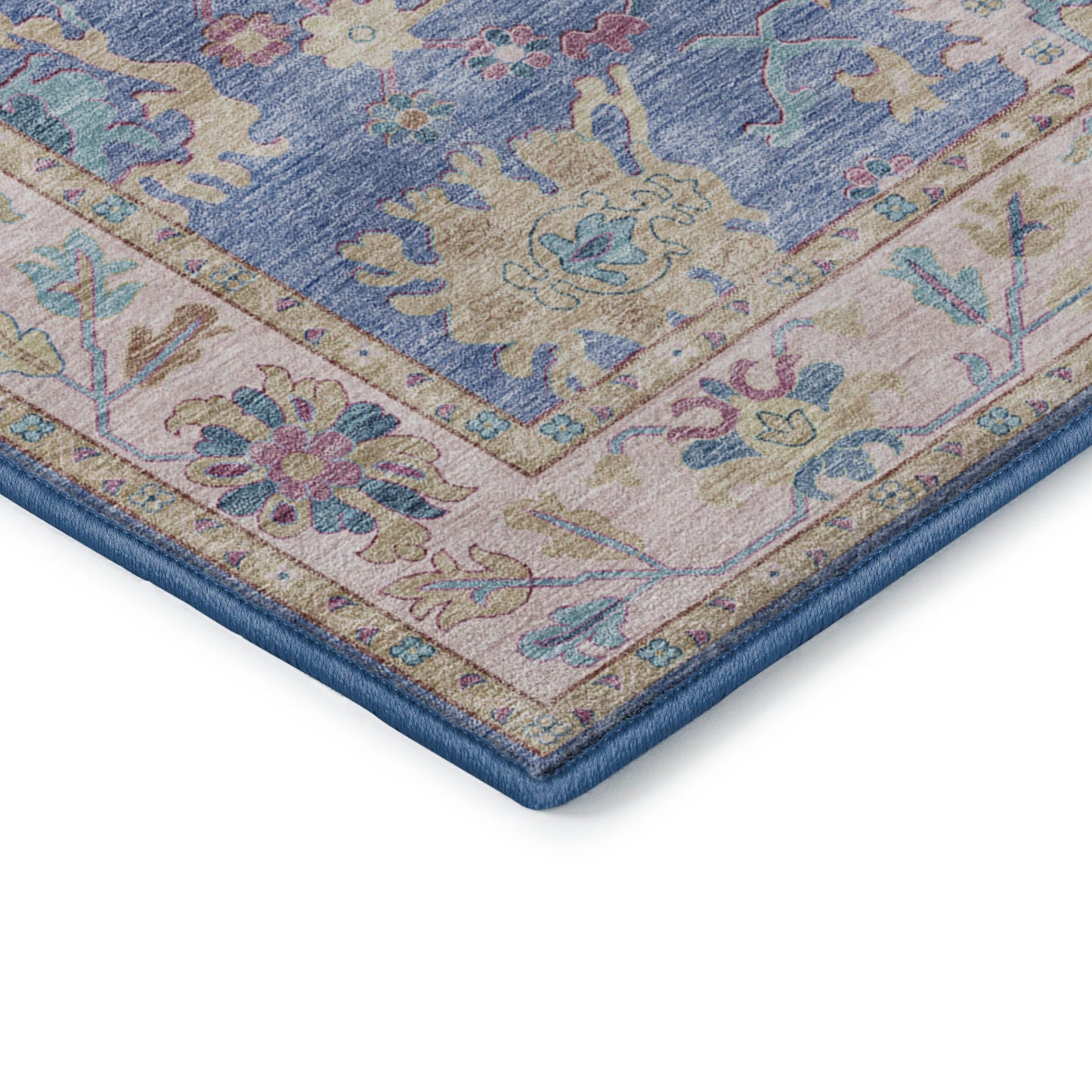 Machine Made Hatay HY7 Blue - Dalyn Rugs