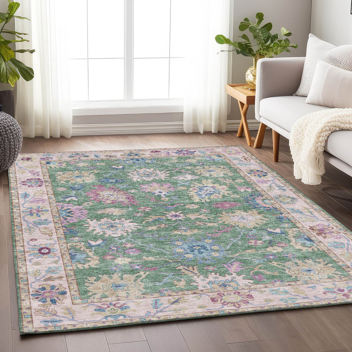 Machine Made Hatay HY7 Lime - Dalyn Rugs