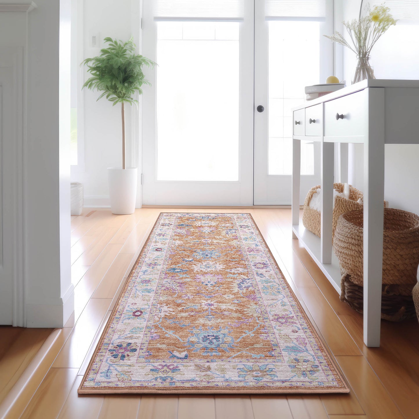 Machine Made Hatay HY7 Orange - Dalyn Rugs