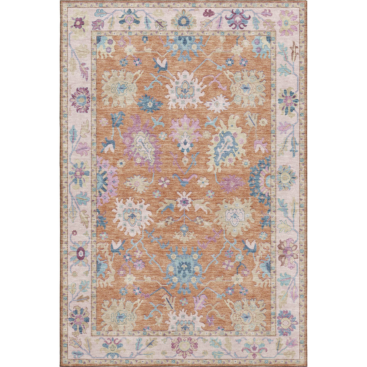 Machine Made Hatay HY7 Orange - Dalyn Rugs