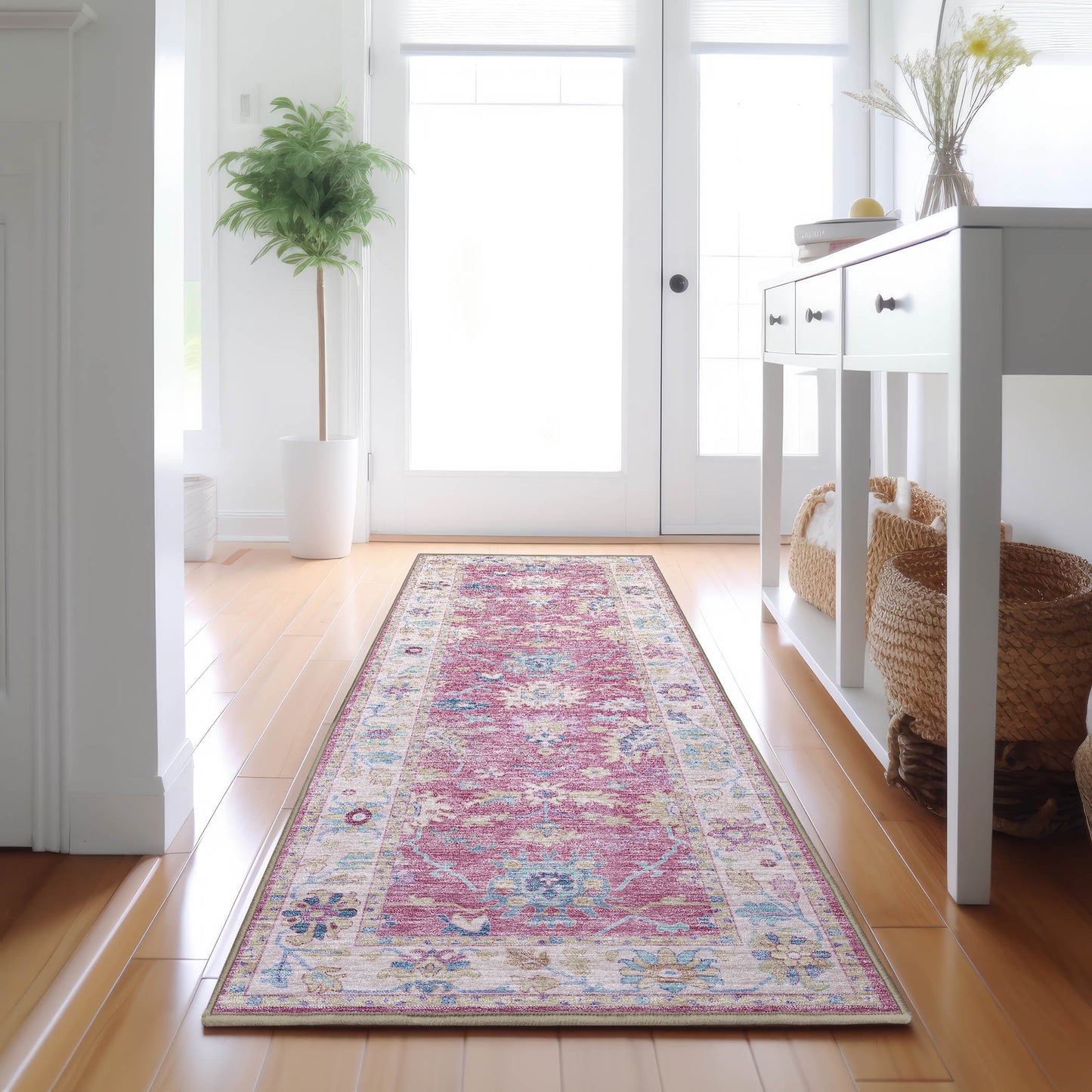 Machine Made Hatay HY7 Pink - Dalyn Rugs
