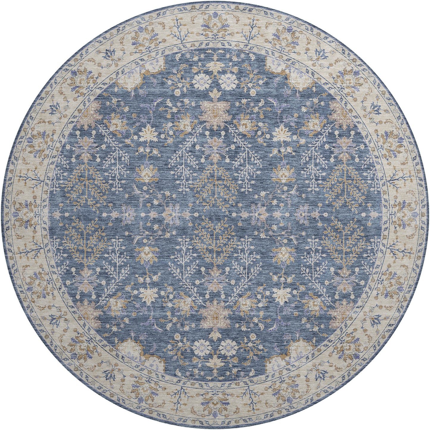 Machine Made Hatay HY9 Blue - Dalyn Rugs