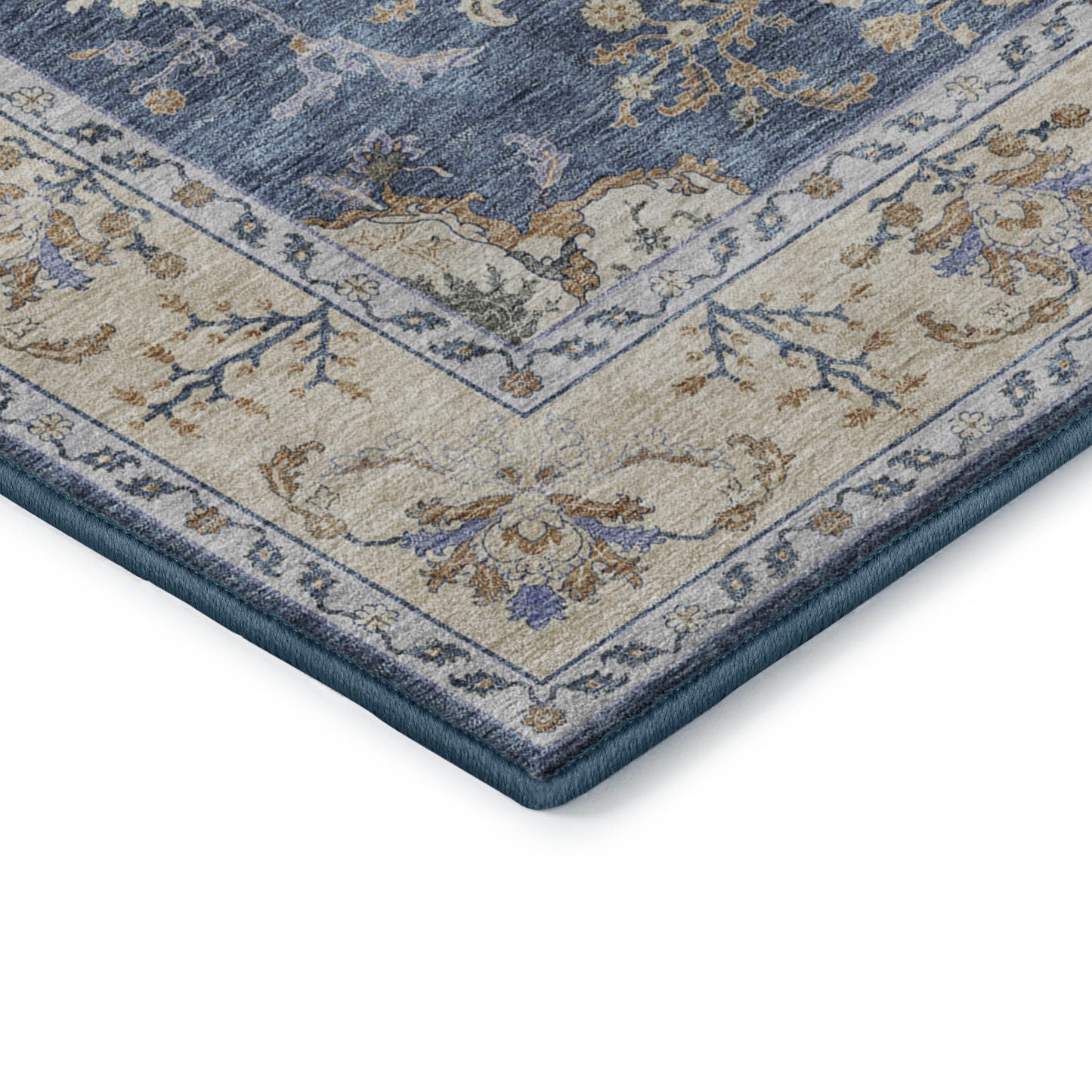 Machine Made Hatay HY9 Blue - Dalyn Rugs