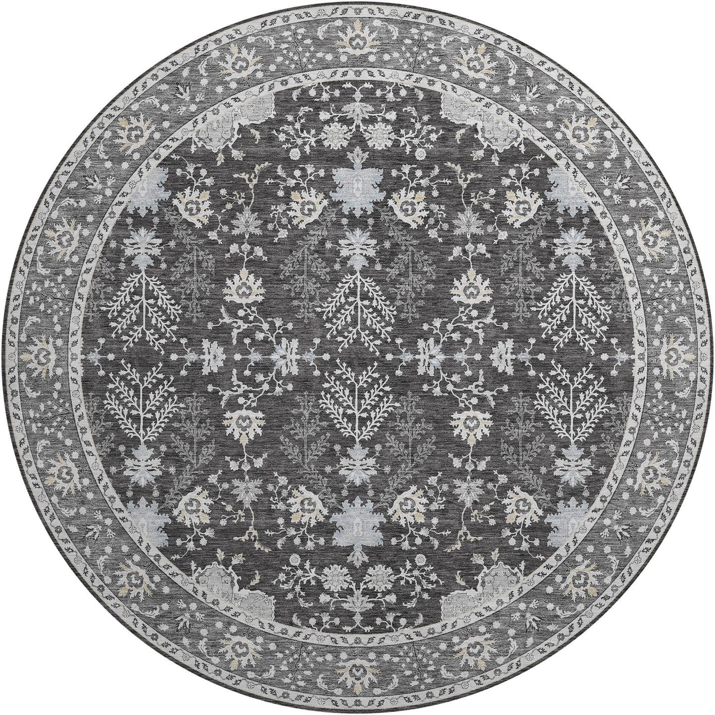 Machine Made Hatay HY9 Charcoal - Dalyn Rugs