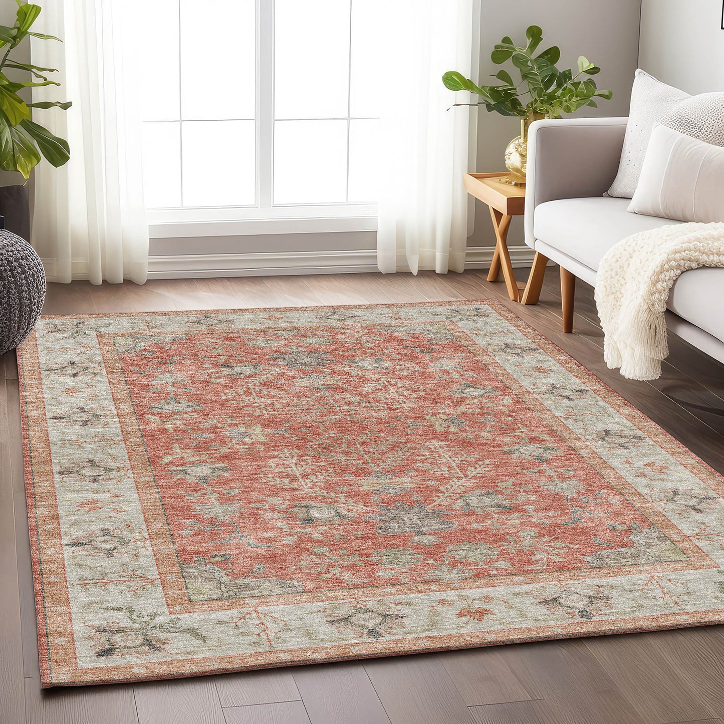 Machine Made Hatay HY9 Coral - Dalyn Rugs