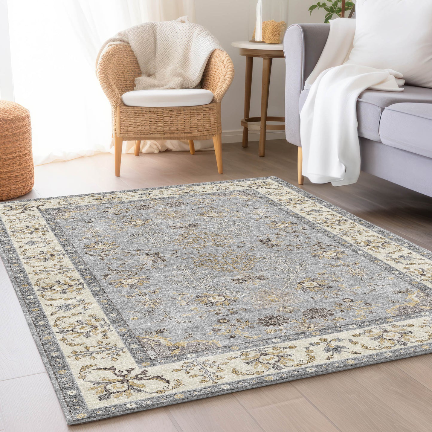 Machine Made Hatay HY9 Gray - Dalyn Rugs