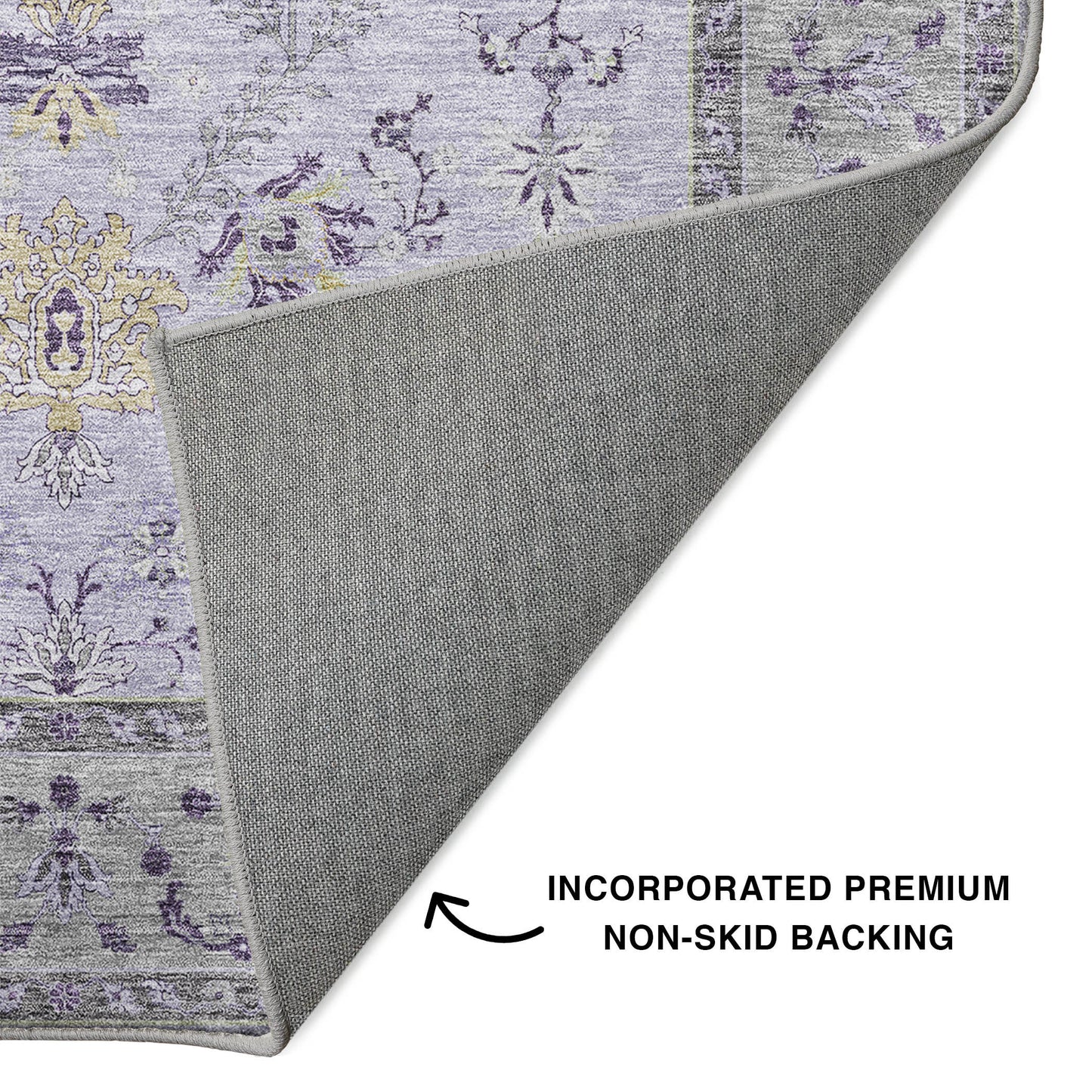 Machine Made Hatay HY9 Lavender - Dalyn Rugs