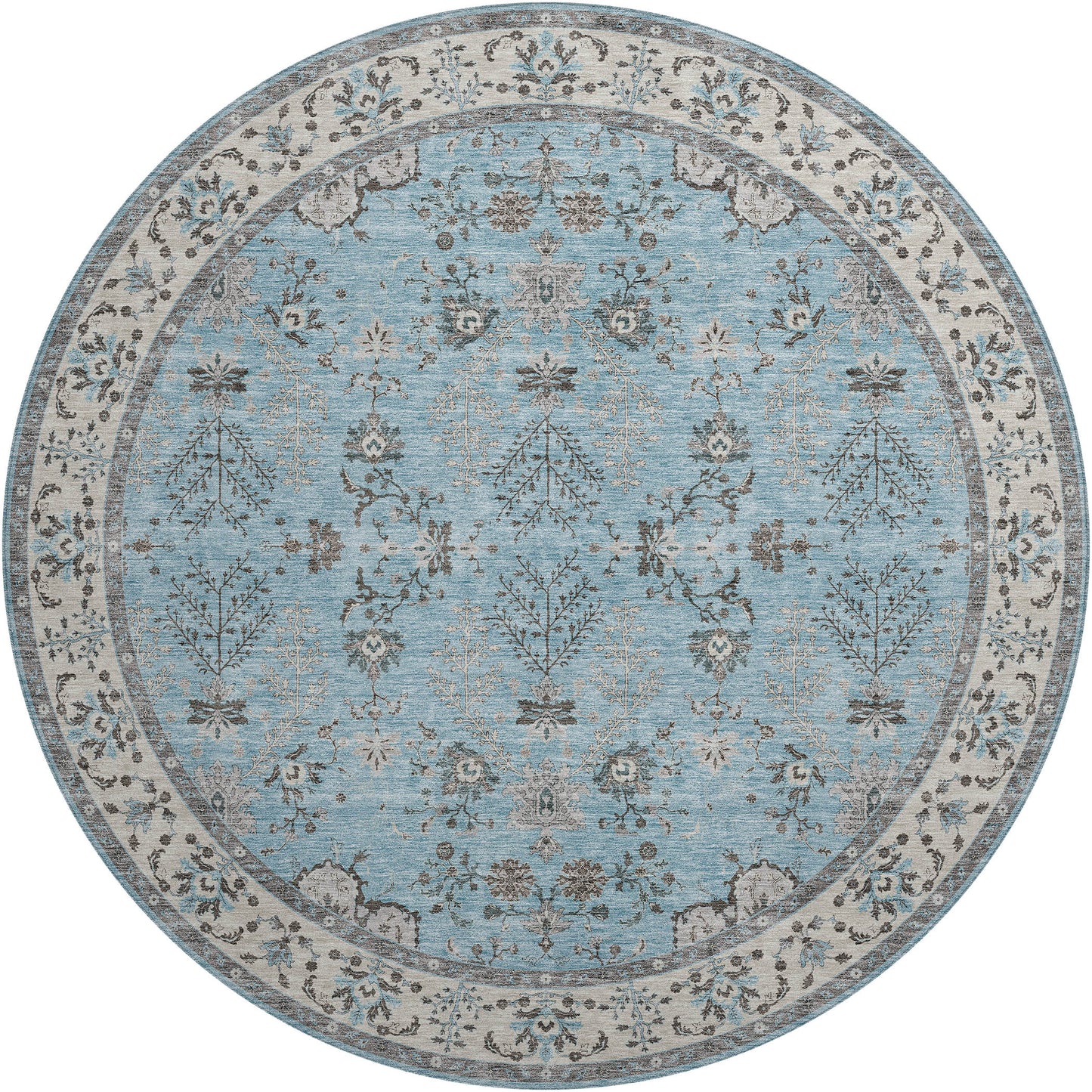 Machine Made Hatay HY9 Sky - Dalyn Rugs