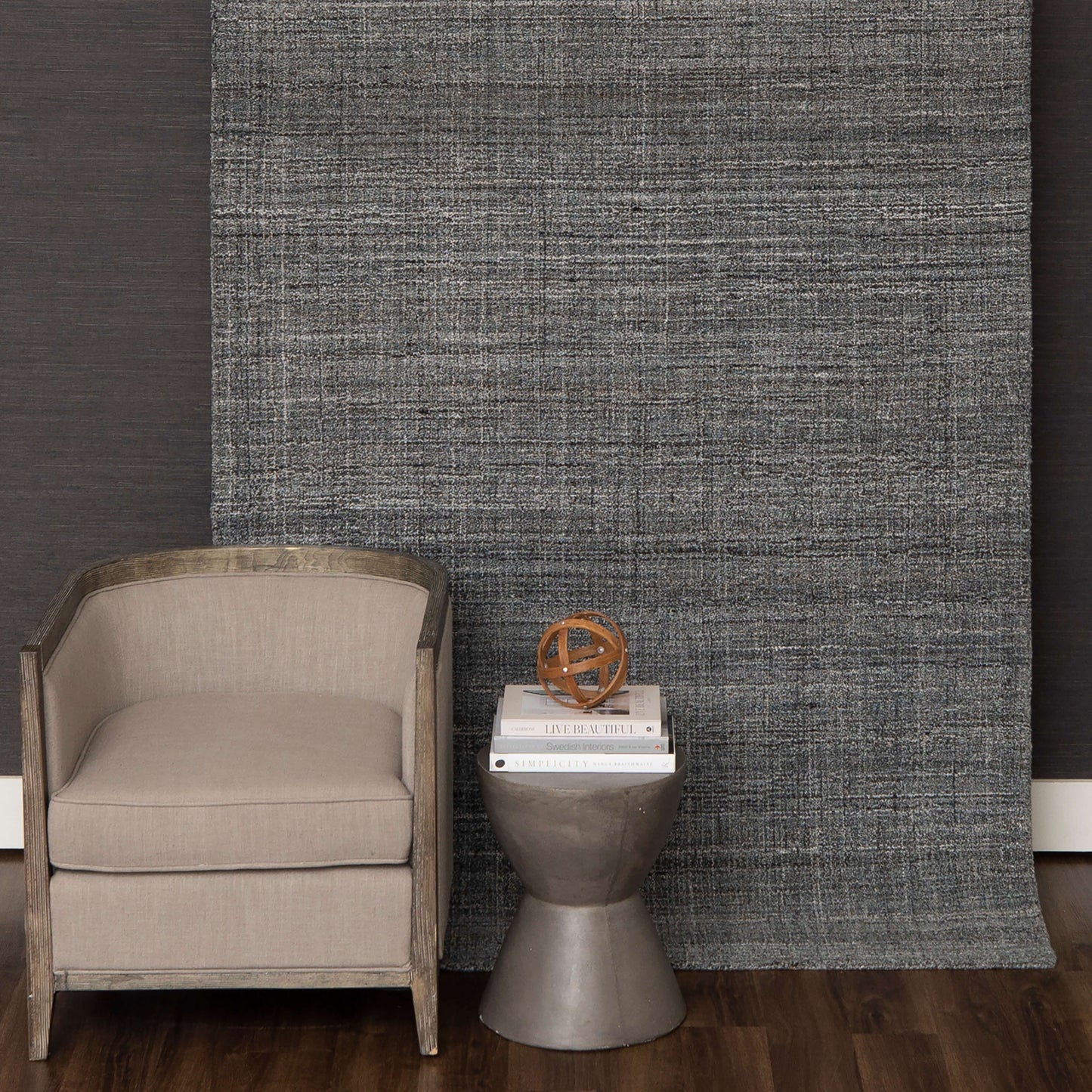 Haberdasher Graphite Area Rug - Karastan