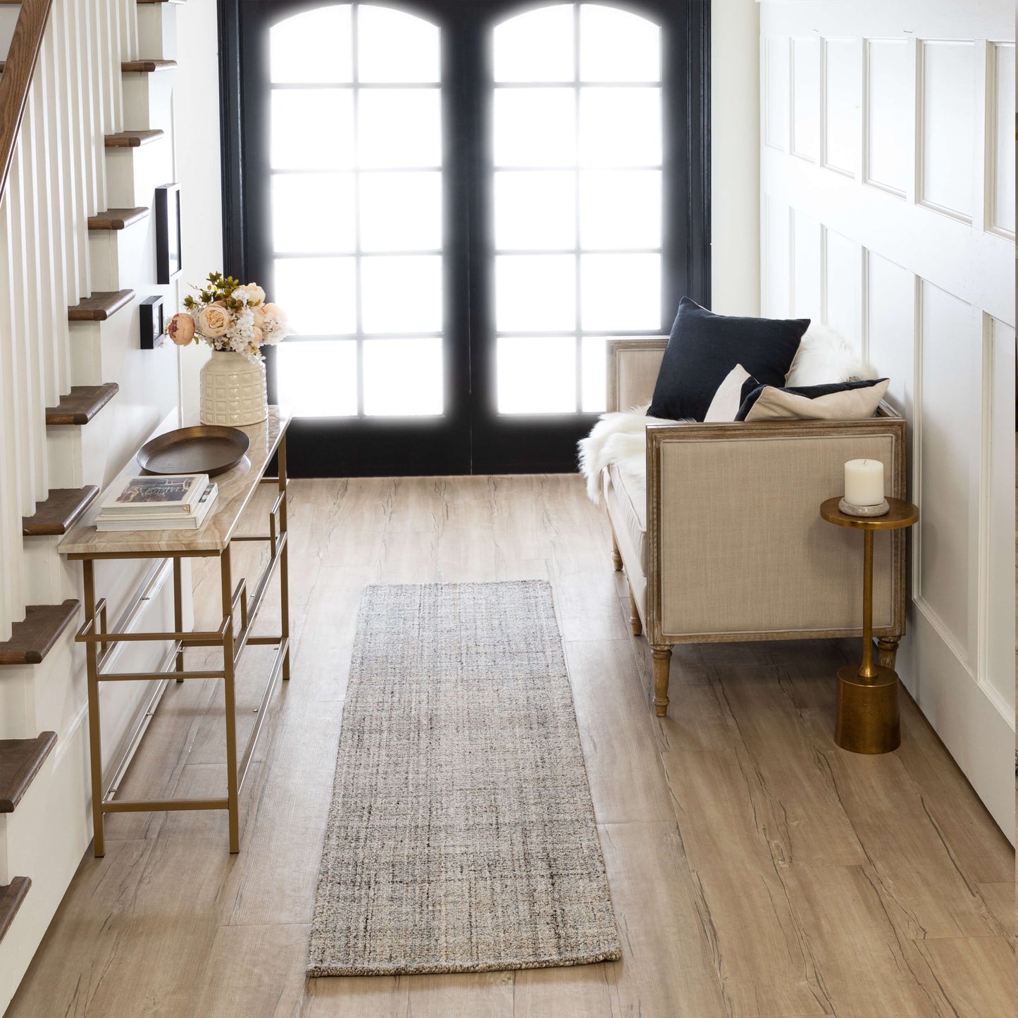 Haberdasher Silver Area Rug - Karastan