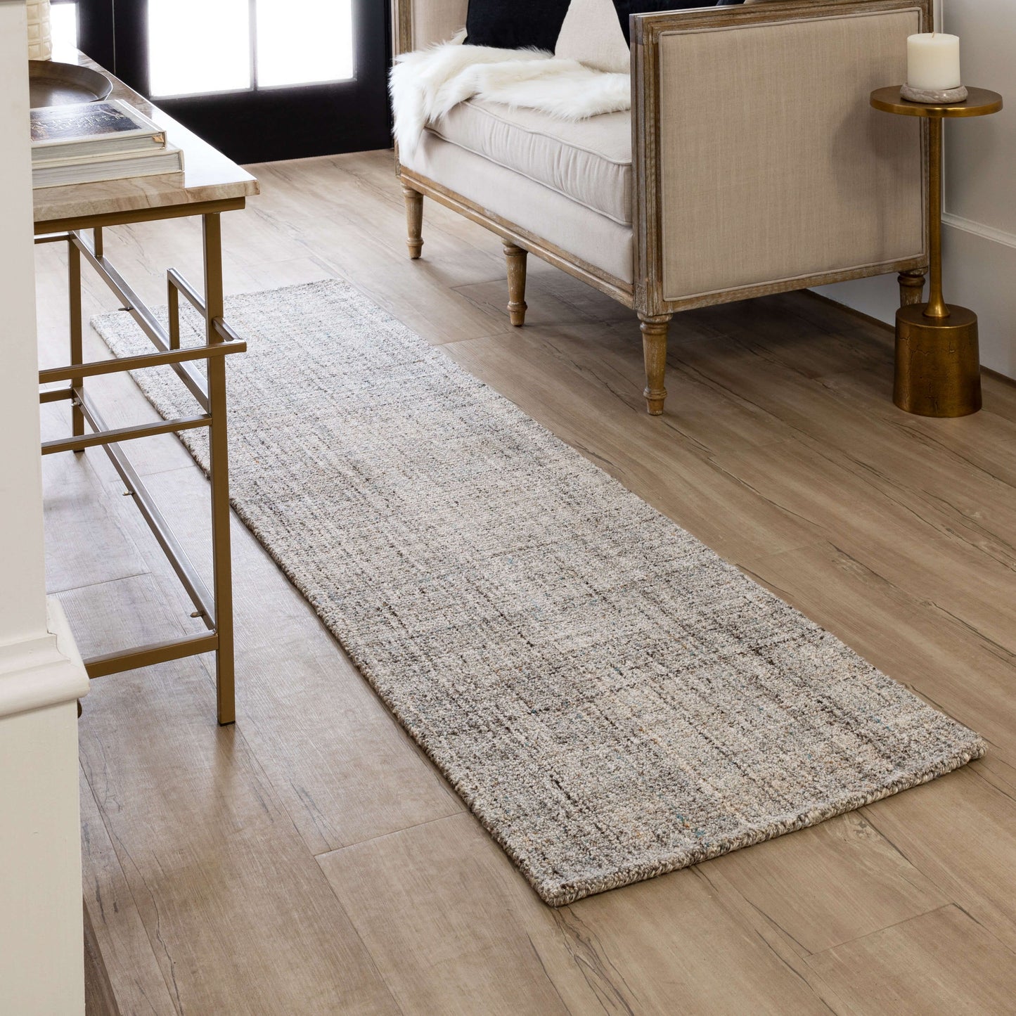 Haberdasher Silver Area Rug - Karastan