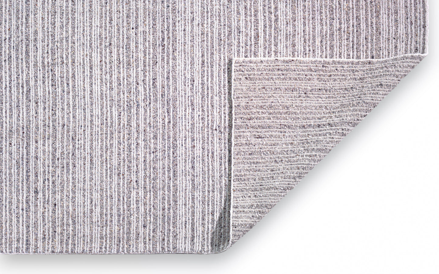 Hayden 8052 Ivory Grey Hand Knotted Performance Area Rug - KAS