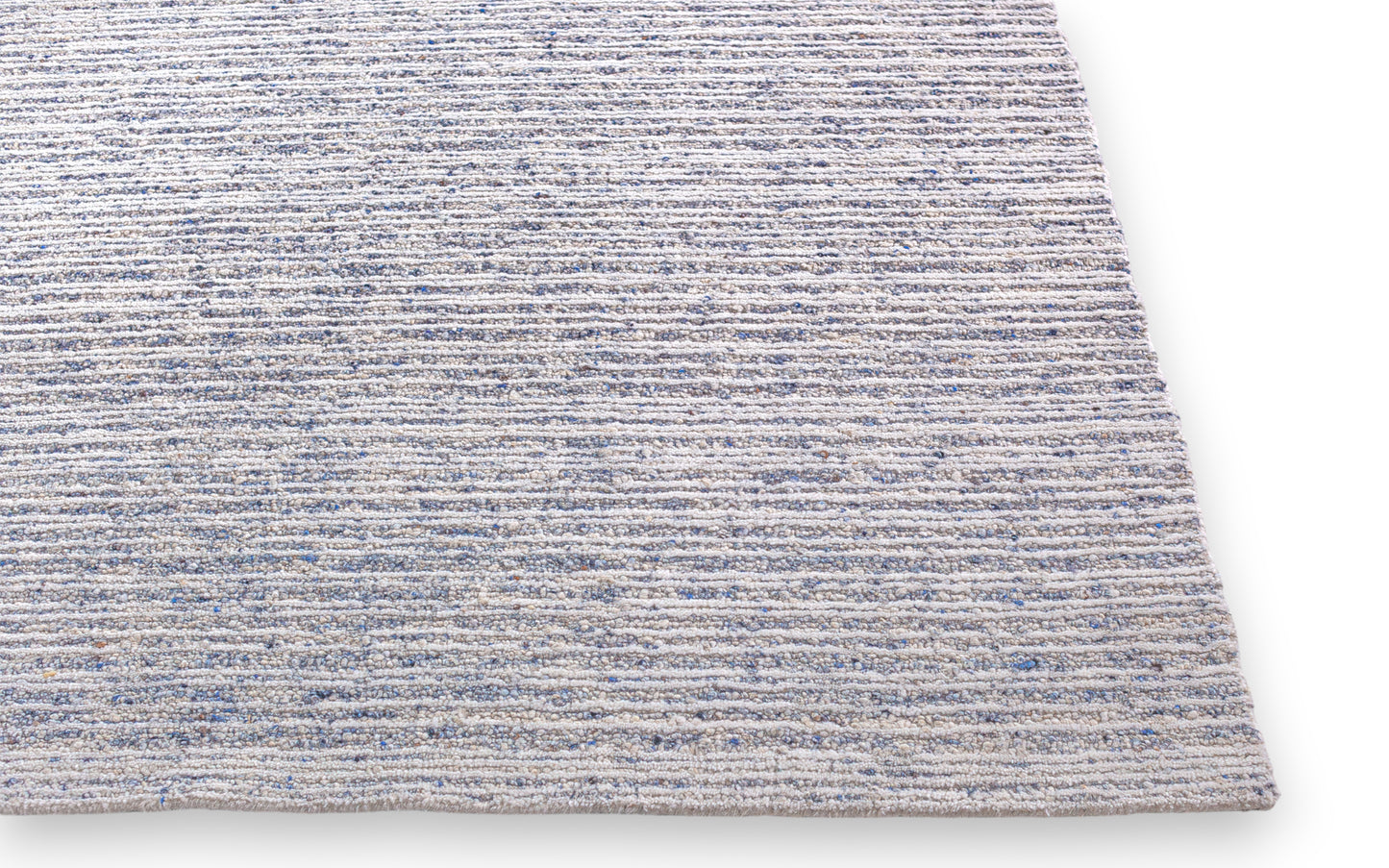 Hayden 8053 Ivory Blue Hand Knotted Performance Area Rug - KAS