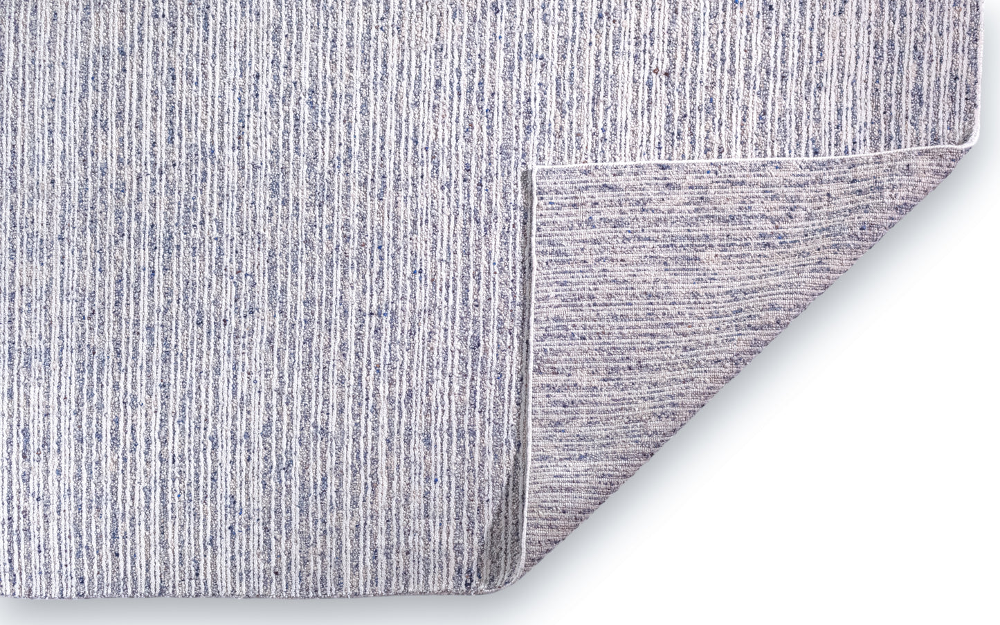 Hayden 8053 Ivory Blue Hand Knotted Performance Area Rug - KAS