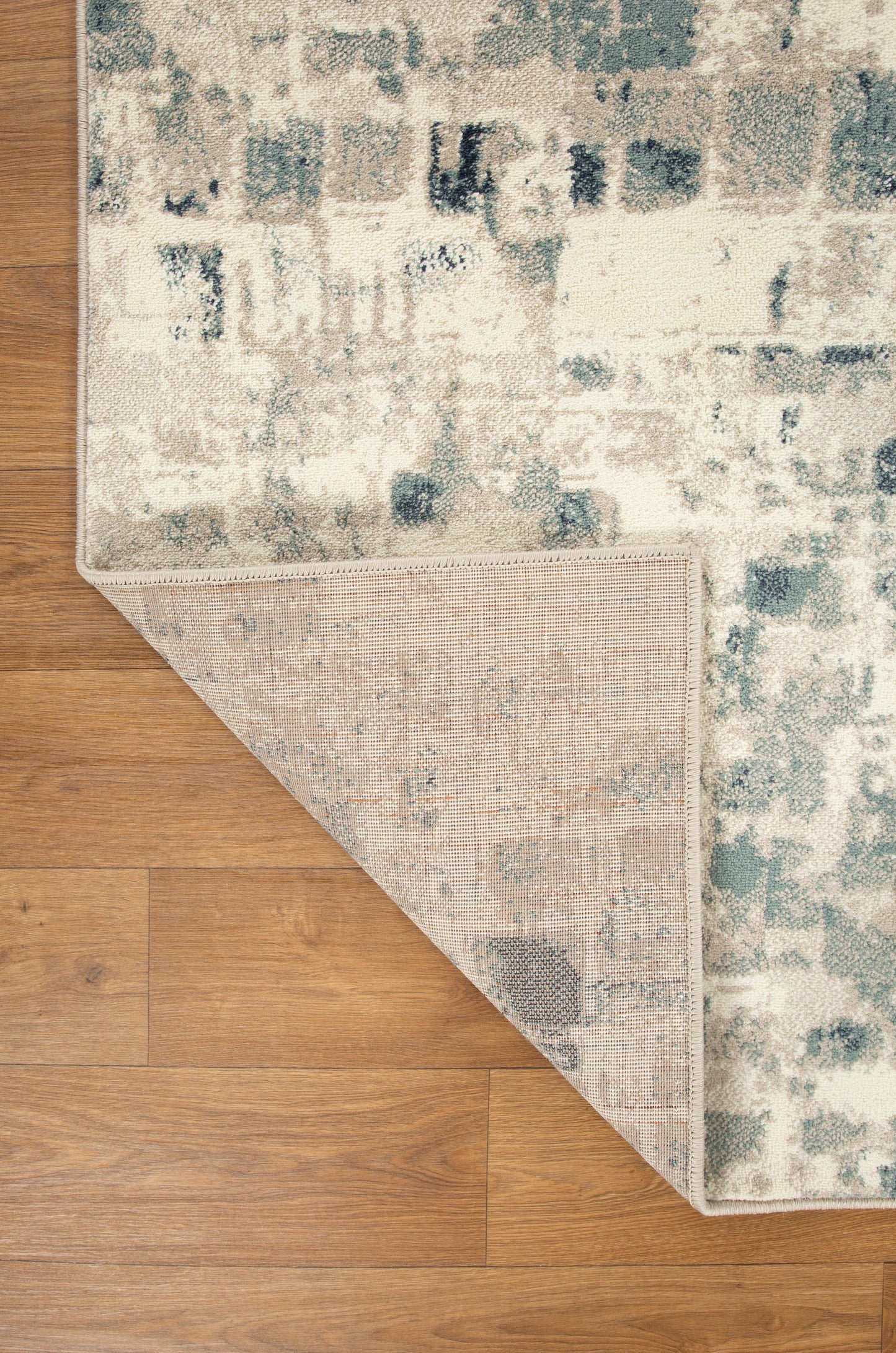 Heritage 9369 Beige/Blue Wonder Machine Woven Performance Area Rug - KAS