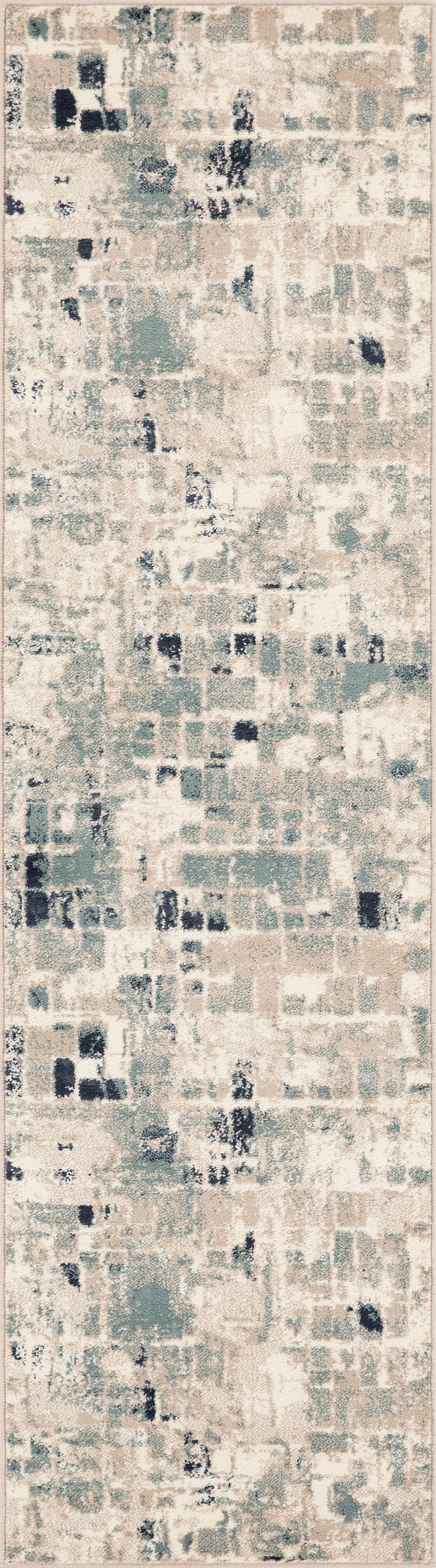 Heritage 9369 Beige/Blue Wonder Machine Woven Performance Area Rug - KAS