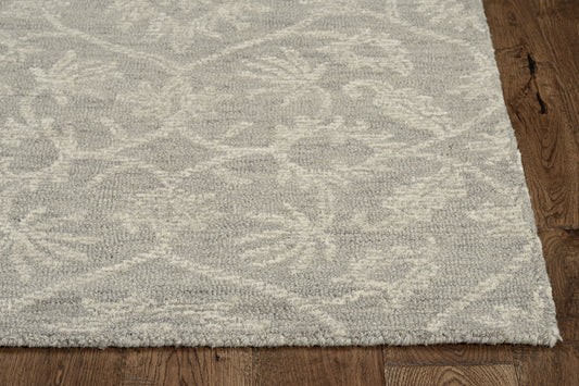 Hudson 2462 Grey Savannah Hand Tufted Area Rug - KAS