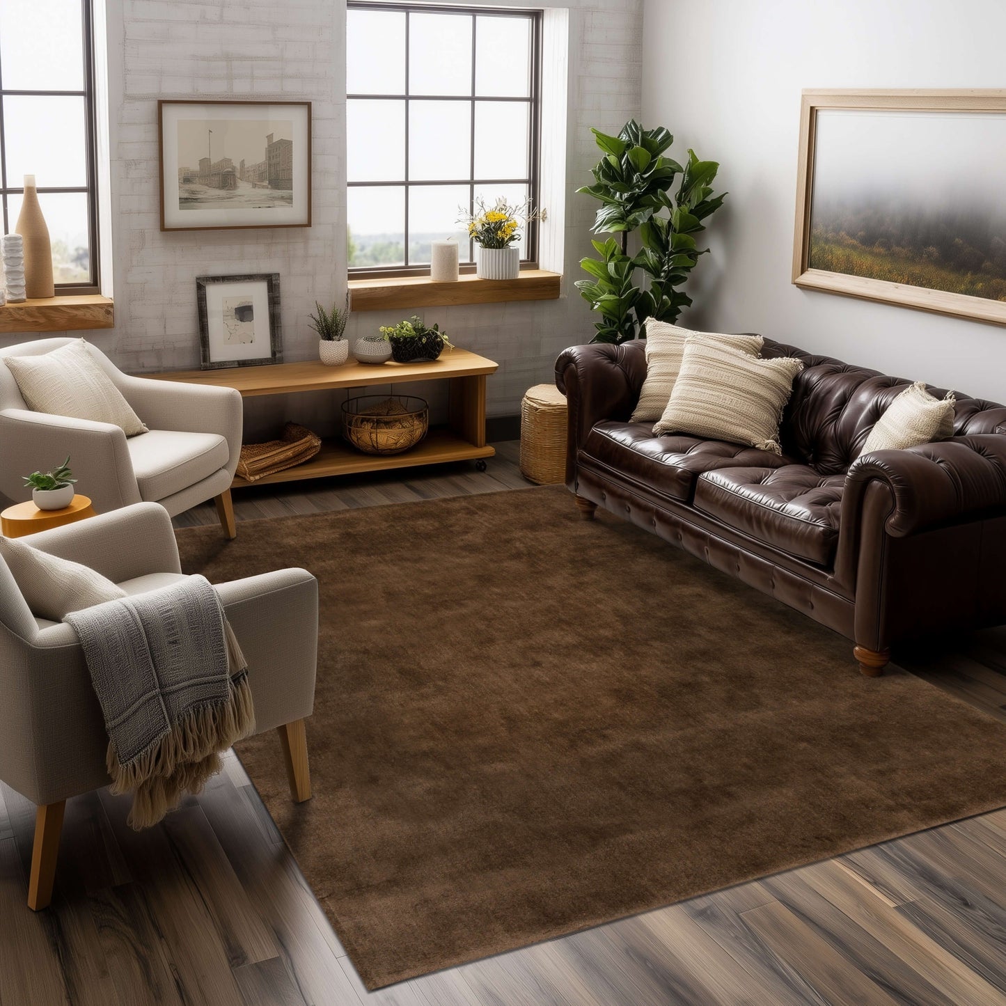 Hudson Umber Area Rug - Karastan
