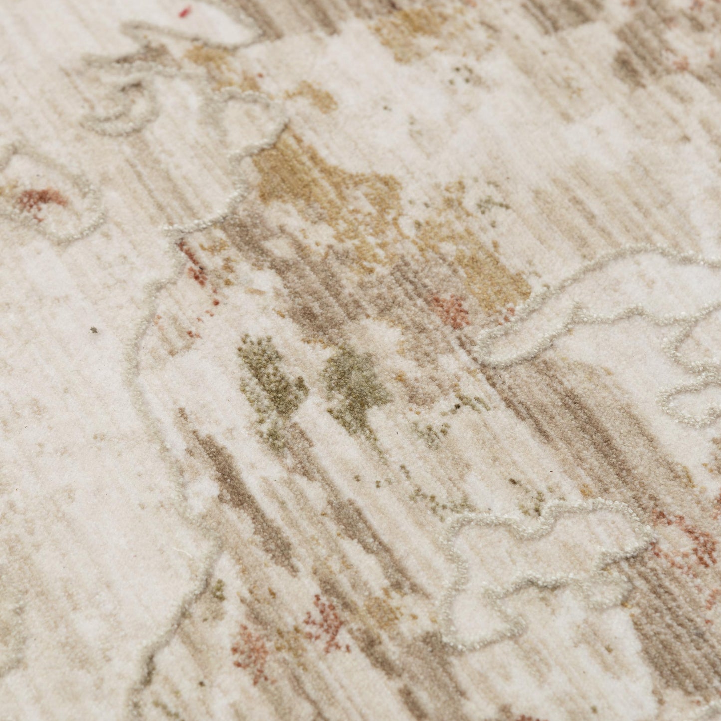 Iconic ICO759 Brown-Green Machine-Made Rug - Rizzy