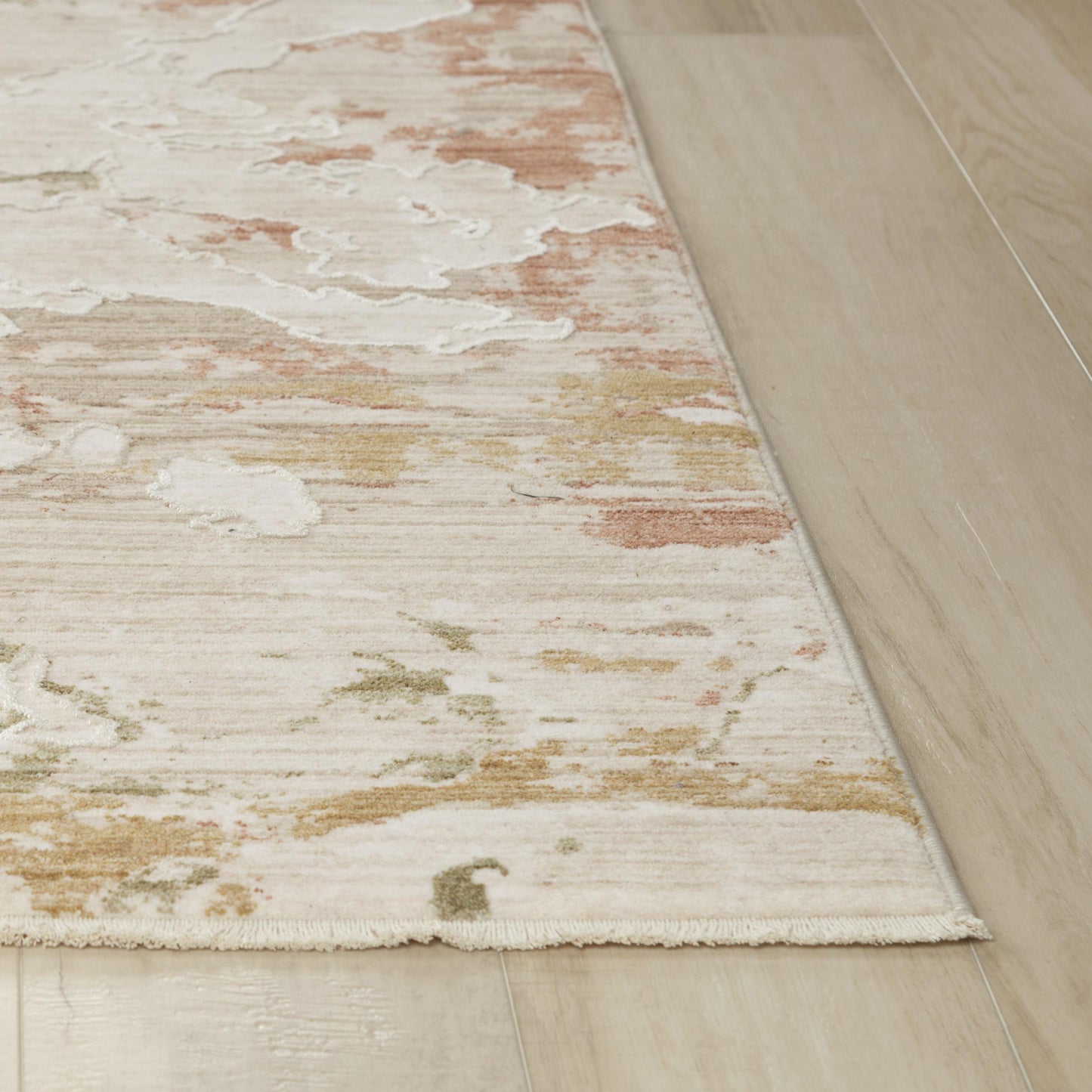 Iconic ICO759 Brown-Green Machine-Made Rug - Rizzy