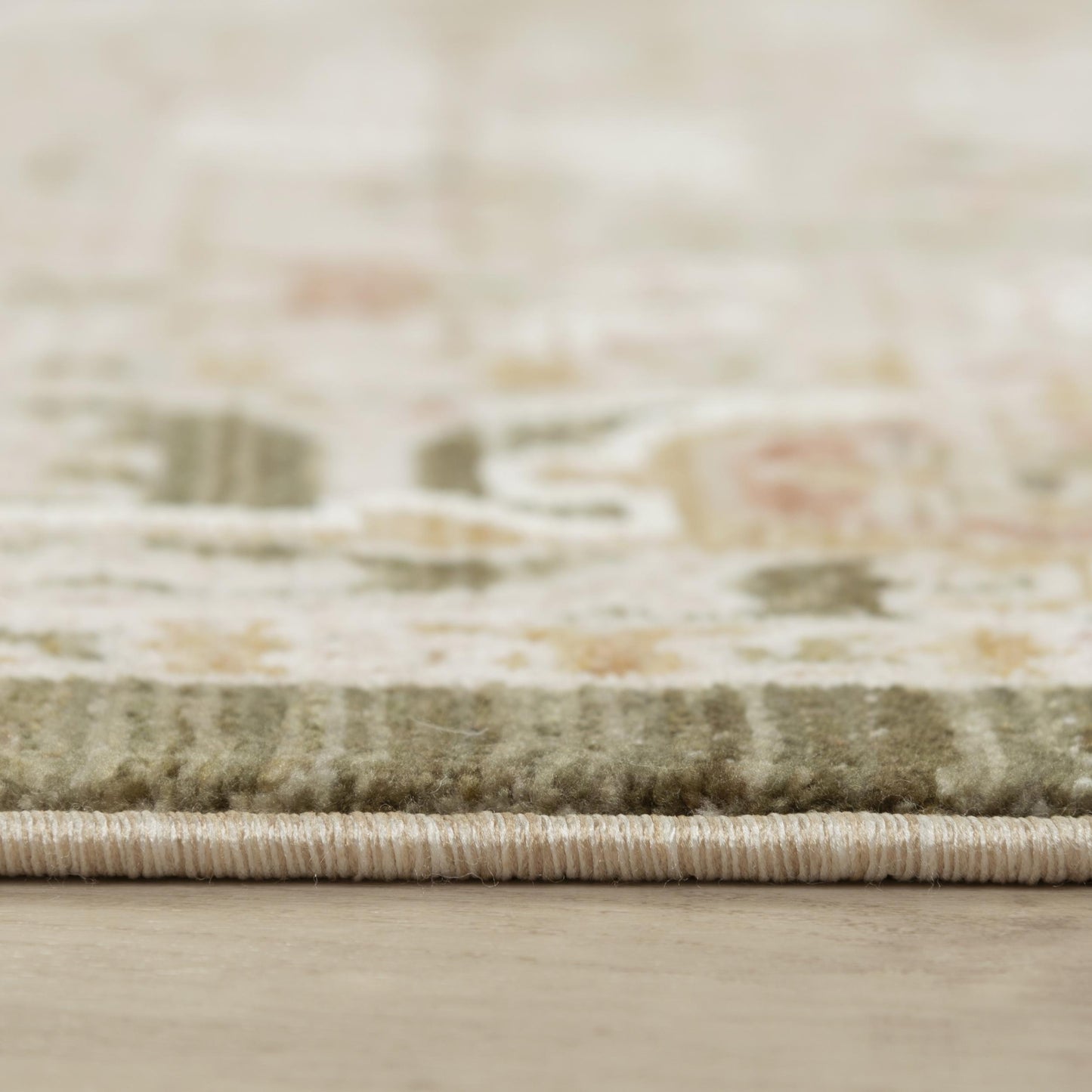 Iconic ICO761 Brown-Green Machine-Made Rug - Rizzy
