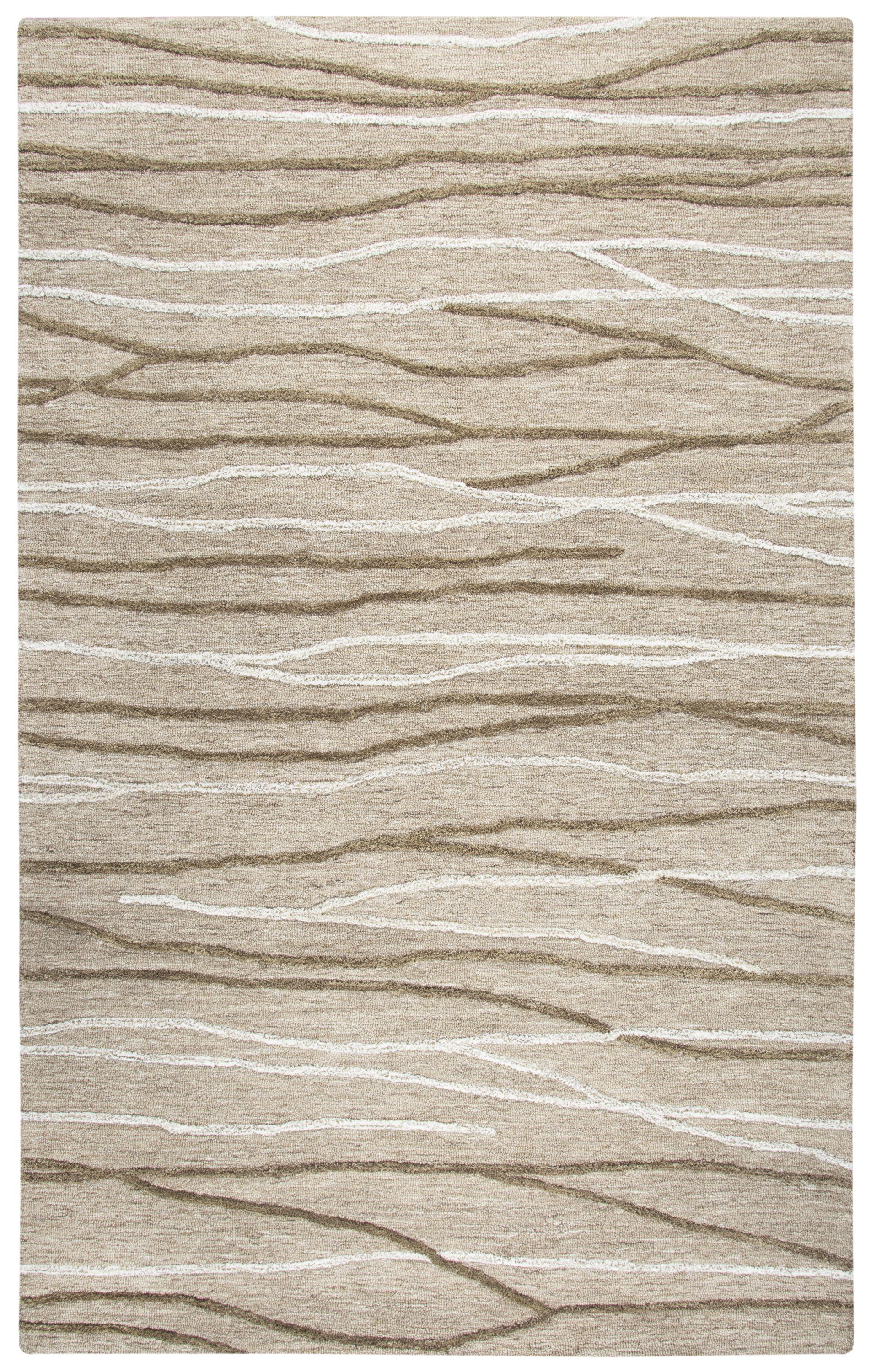 Idyllic ID969A Brown/Natural Hand Tufted Rug - Rizzy – Rug Gallery Outlet