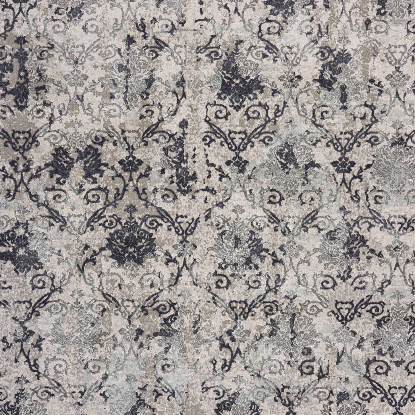 Imagine-81512 Modern Power-Loomed Cream/Gray Cotton Indoor Area Rug - LR Home