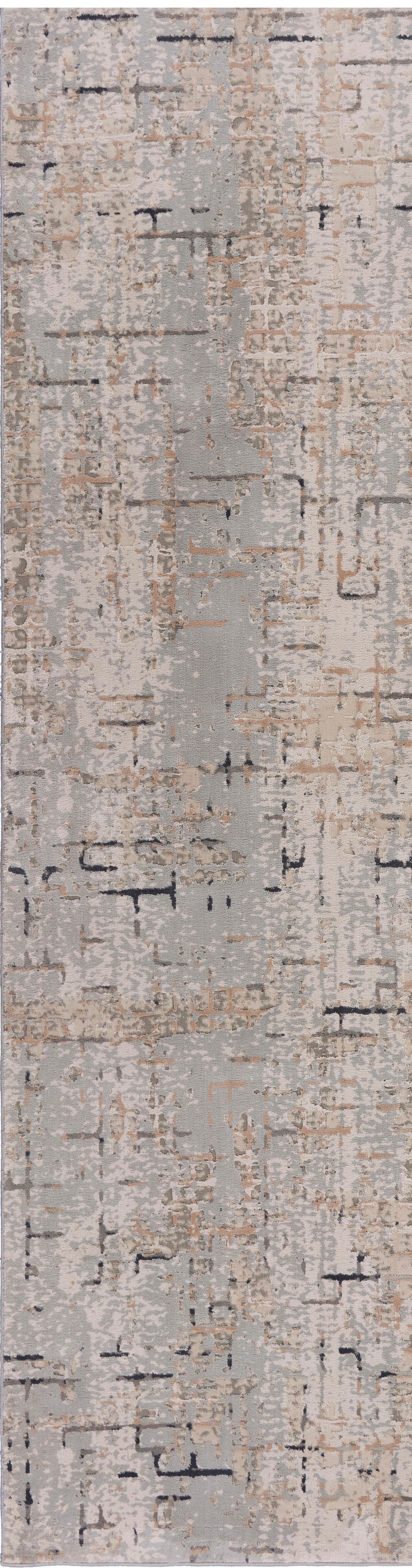 IMAGI-81519 Modern/Contemporary Machine Made Gray/Cream/Taupe Polyester Indoor Area Rugs - LR Home