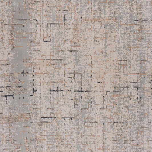 Neutral Transitional Geometric Contemporary Accent Rug - lifestyle view