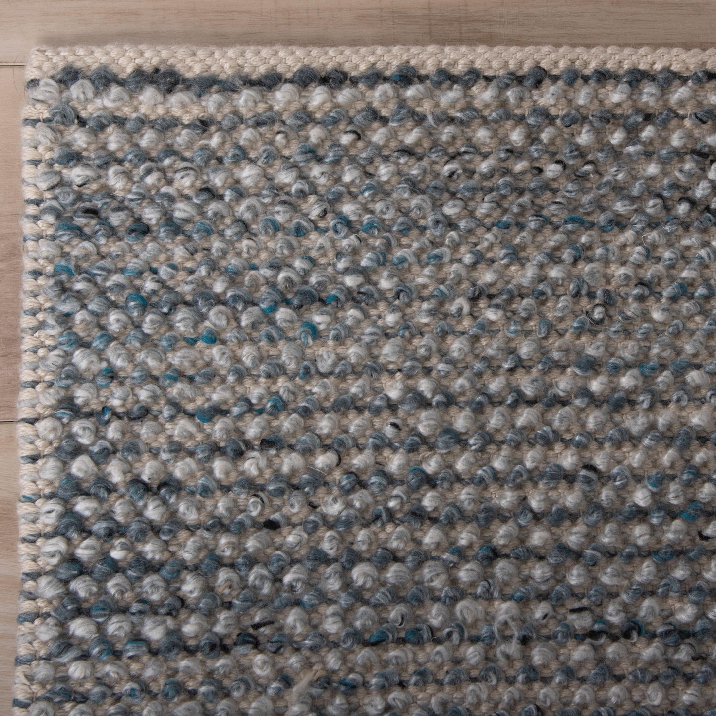 Infinity INF681 Ivory/Lt.Blue Hand Woven Rug - Rizzy