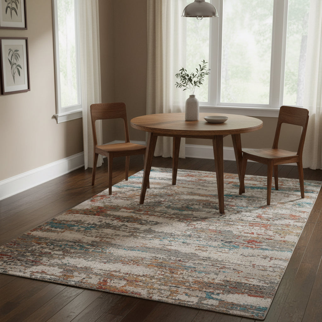 Intrigue ITG121 Gray Hybrid Rug - Rizzy