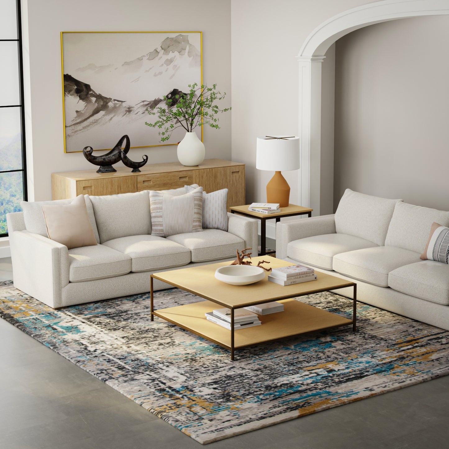 Intrigue ITG144 Gray Hybrid Rug - Rizzy